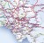 Polska 1:750 000. Mapa kolejowa w ramie wydawnictwa Piętka. Fragment 2