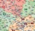 Polska 1:750 000. Mapa kodowa w ramie wydawnictwa Piętka. Fragment 1
