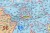 Polska 1:500 000. Mapa kodowa w ramie wydawnictwa Piętka. Fragment 2