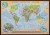 Świat 1:35 000 000. Mapa polityczna w języku angielskim w wersji do wpinania. Wydawnictwo: Eko-Graf
