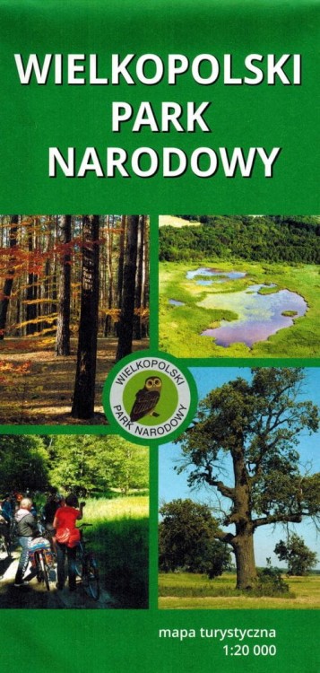 Wielkopolski Park Narodowy 1:20 000. Mapa turystyczna wydawnictwa TopMapa. Okładka