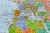 Świat 1:42 334 000. Mapa polityczna Explorer w ramie drewnianej. Wydawnictwo: National Geographic. Fragment 1