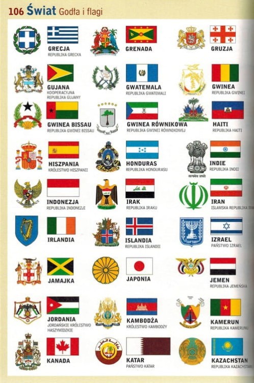 Atlas świata podręczny. Idealny dla krzyżówkowiczów. Wydawnictwo: Demart. Przykładowa strona 4