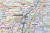 Niemcy Południowe. Mapa ścienna administracyjno-drogowa. Fragment 3