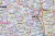Niemcy Południowe. Mapa ścienna administracyjno-drogowa. Fragment 5