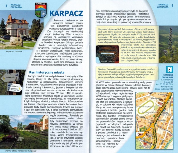 Karpacz i okolice. Przewodnik wydawnictwa Galileos. Przykładowe strony 1