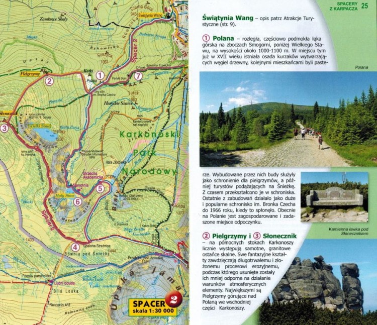 Karpacz i okolice. Przewodnik wydawnictwa Galileos. Przykładowe strony 2