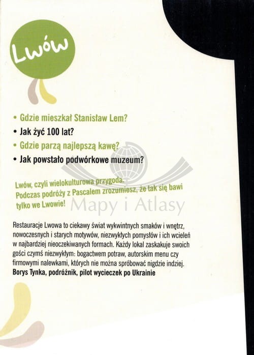 Lwów. Przewodnik Lajt wydawnictwa Pascal. Okładka tył