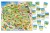 Puzzle mapa Polski 100 elementów z quizem - układanka