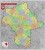Województwo mazowieckie 1:230 000. Mapa ścienna administracyjno-drogowa
