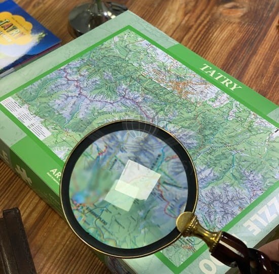 Tatry mapa turystyczna. Puzzle 1000 elementów
