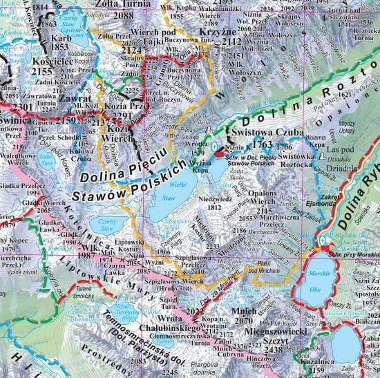 Tatry mapa turystyczna. Puzzle 1000 elementów. Fragment 1