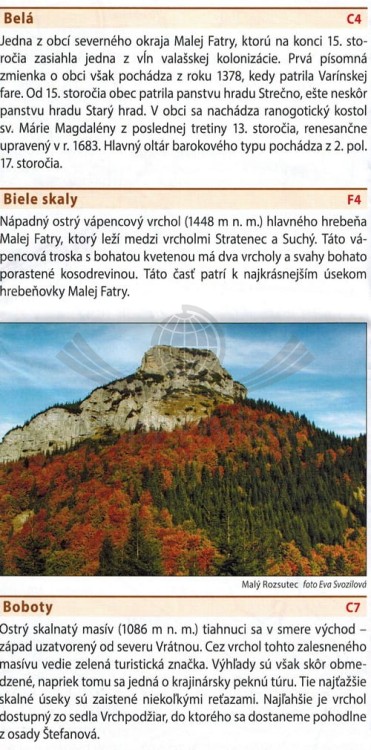 705_9.JPGMała Fatra. Mapa turystyczna 705 wydawnictwa Shocart. Informator