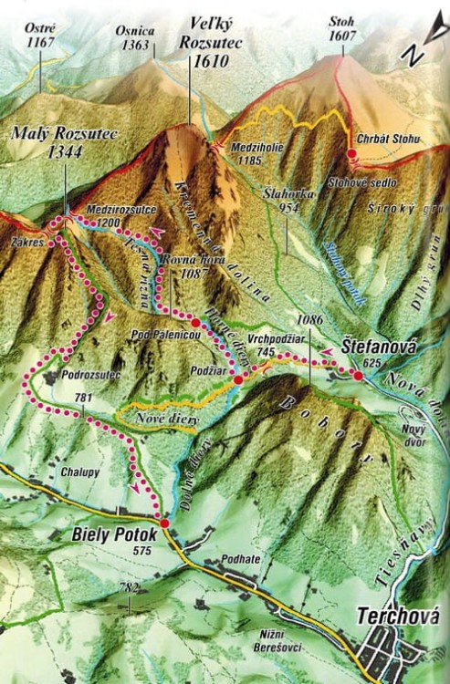 Mała Fatra. Przewodnik turystyczny wydawnictwa Sklep Podróżnika. Przykładowa strona 3