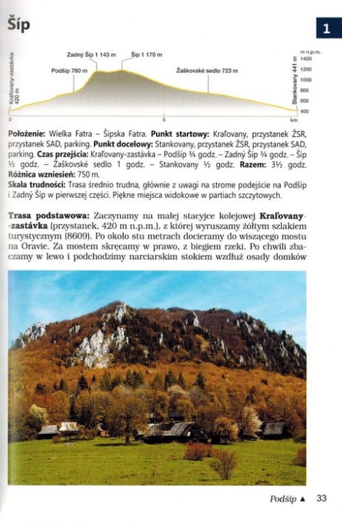 Wielka Fatra. Przewodnik turystyczny wydawnictwa Sklep Podróżnika. Przykładowa strona 2