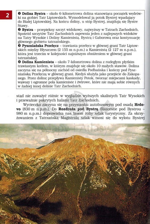 Tatry Zachodnie. Przewodnik turystyczny wydawnictwa Sklep Podróżnika. Przykładowa strona 1