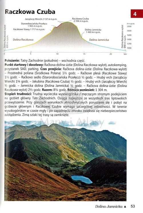 Tatry Zachodnie. Przewodnik turystyczny wydawnictwa Sklep Podróżnika. Przykładowa strona 2