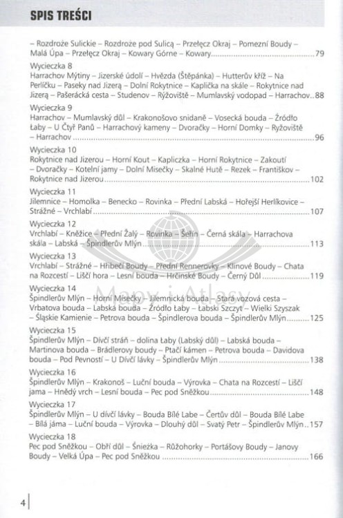 Karkonosze Polskie i Czeskie. Przewodnik wydawnictwa Rewasz. Spis treści 2