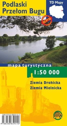 Podlaski Przełom Bugu. Mapa turystyczna wydawnictwa Agencja TD
