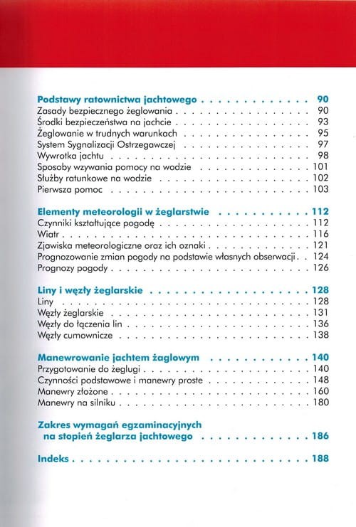 Atlas żeglarski. Kompendium dla żeglarza jachtowego wydawnictwa SBM. Spis treści 2