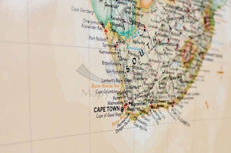 Afryka 1:14 244 000. Mapa ścienna ekskluzywna wydawnictwa National Geographic. Fragment 5