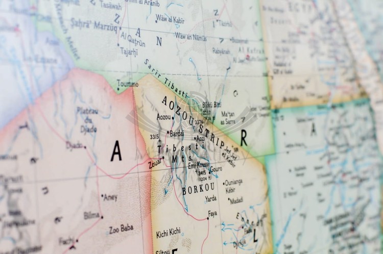 Afryka 1:14 244 000. Mapa ścienna ekskluzywna wydawnictwa National Geographic. Fragment 6