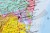 Stany Zjednoczone / USA 1:4 250 000. Mapa ścienna polityczna wydawnictwa Maps International. Fragment 4