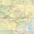 Botswana i Zimbabwe. Wodoodporna mapa samochodowo-turystyczna wydawnictwa ITMB. Fragment mapy