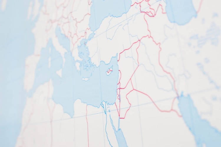 Świat 1:26 000 000. Dwustronna mapa ścienna wydawnictwa Meridian. Konturowa (do ćwiczeń). Fragment 4