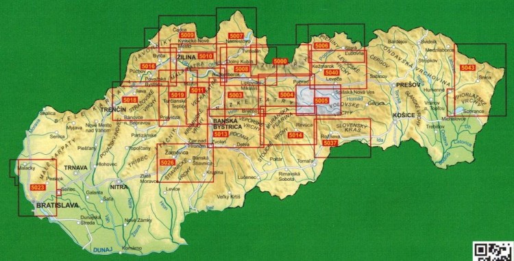 Słowacki Raj 1:50 000/1:25 000. Mapa turystyczna 5005 wydawnictwa Tatra Plan. Zasięg i publikacje