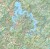 Bieszczady. Mapa zdrapka wydawnictwa ArtGlob. Fragment 3