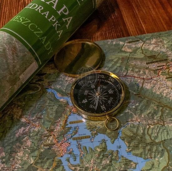 Bieszczady. Mapa zdrapka wydawnictwa ArtGlob. Fragment 7