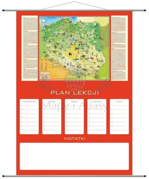 Polska Młodego Odkrywcy. Plan lekcji + mapa