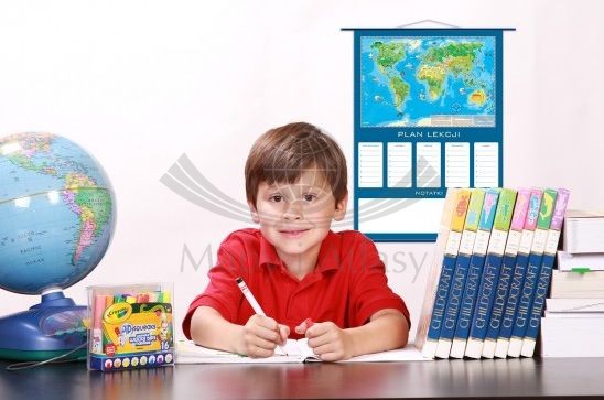 Świat Młodego Odkrywcy. Plan lekcji z mapą wydawnictwa ArtGlob. Przykład aranżacji 1