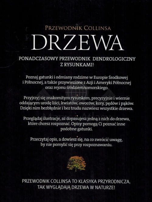 Drzewa. Przewodnik Collinsa. Okładka tył