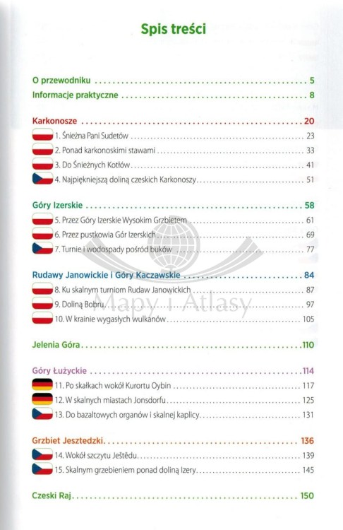 Sudety. Najpiękniejsze wycieczki w Polsce, Czechach i Niemczech. Przewodnik wydawnictwa Bezdroża. Spis treści 1