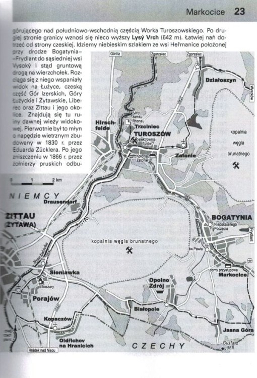 Zachodnie kresy Rzeczpospolitej. Wzdłuż granicy na Odrze i Nysie. Przewodnik wydawnictwa Rewasz. Przykładowa strona 1