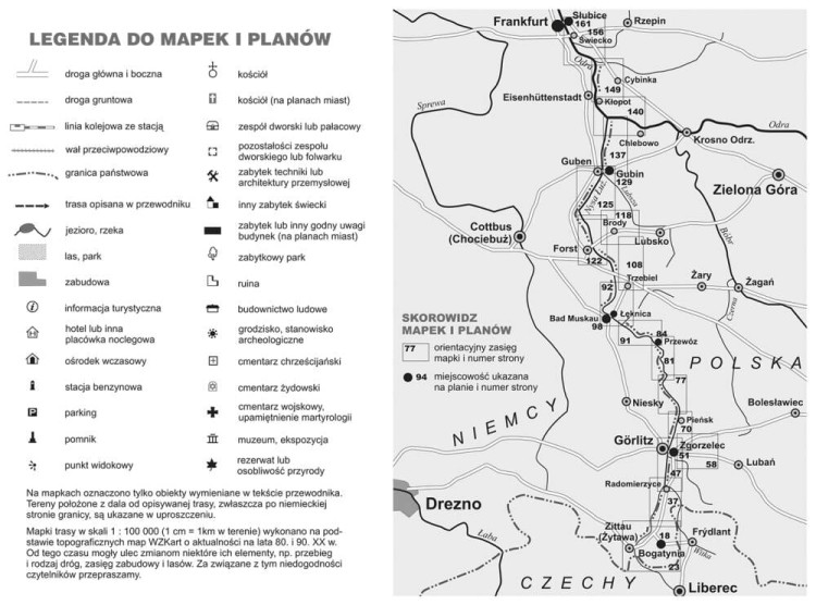Zachodnie kresy Rzeczpospolitej. Wzdłuż granicy na Odrze i Nysie. Przewodnik wydawnictwa Rewasz. Skorowidz 1