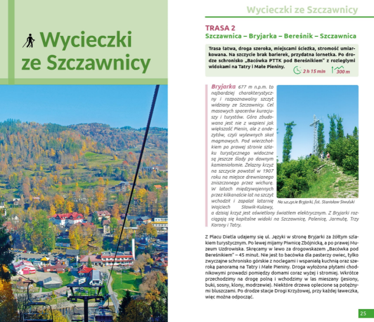 Szczawnica, Krościenko nad Dunajcem. Przewodnik turystyczny wydawnictwa Compass. Przykładowe strony 1