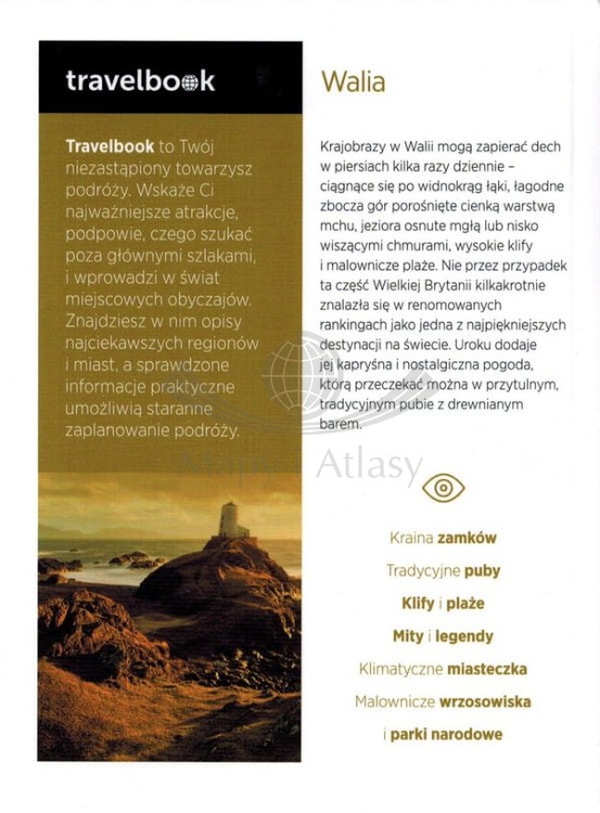 Walia. Przewodnik travelbook wydawnictwa Bezdroża. Okładka tył