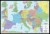 Europa 1:4 000 000. Mapa. Kody pocztowe. Wersja do wpinania. Wydawnictwo: Eko-Graf