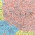 Europa 1:4 000 000. Arkusz, mapa ścienna. Kody pocztowe. Fragment 1