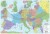 Europa 1:4 000 000. Naklejka, mapa ścienna. Kody pocztowe. Wydawnictwo: Eko-Graf