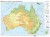 Australia 1:3 500 000. Mapa ścienna krajobrazowa wydawnictwa Meridian