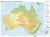Australia 1:2 800 000. Mapa ścienna krajobrazowa wydawnictwa Meridian