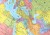 Azja 1:9 600 000. Mapa ścienna polityczna wydawnictwa Meridian. Fragment 1