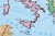 Europa po 1945 roku. Mapa ścienna wydawnictwa Meridian. Fragment 7