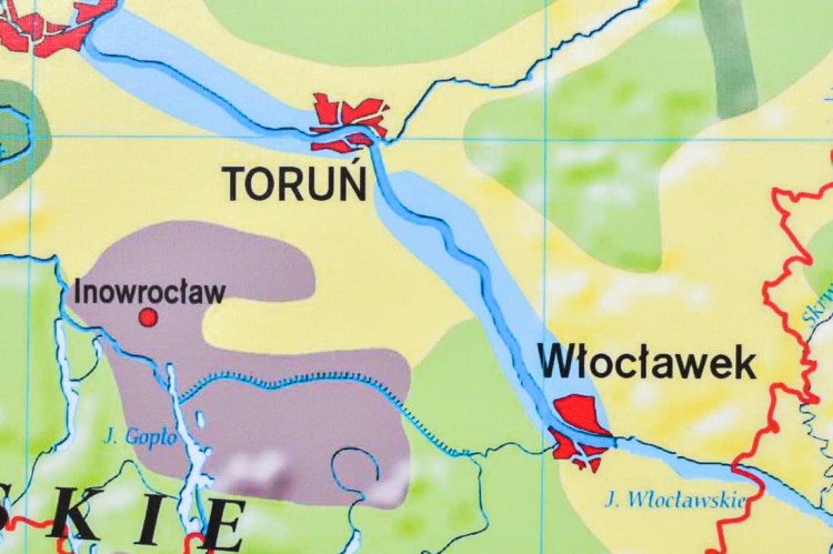Polska - rodzaje gleb 1:550 000. Mapa ścienna wydawnictwa Meridian. Fragment 1