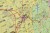 Polska 1:500 000. Mapa ścienna administracyjno-drogowa wydawnictwa Meridian. Fragment 4