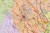 Polska 1:500 000. Mapa ścienna administracyjno-drogowa wydawnictwa Meridian. Fragment 5